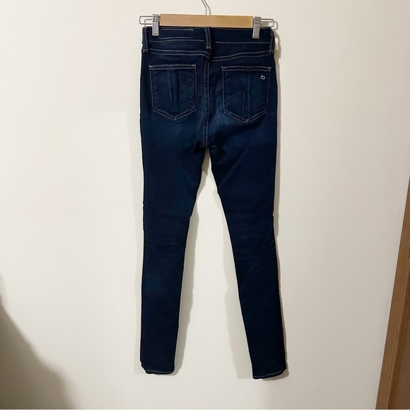 Rag and Bone Womens High Rise Skinny Long Blue Jeans Sz. 24 - Picture 2 of 12